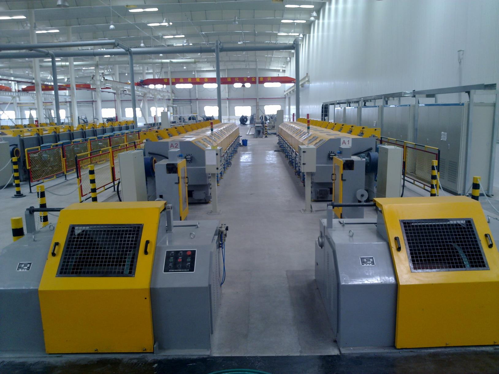 Dry wire drawing machine from the material documents