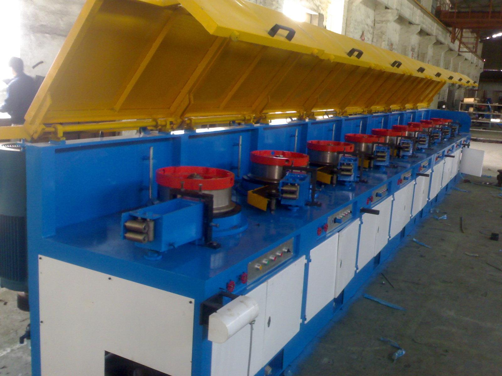 Dry wire drawing machine from the material documents