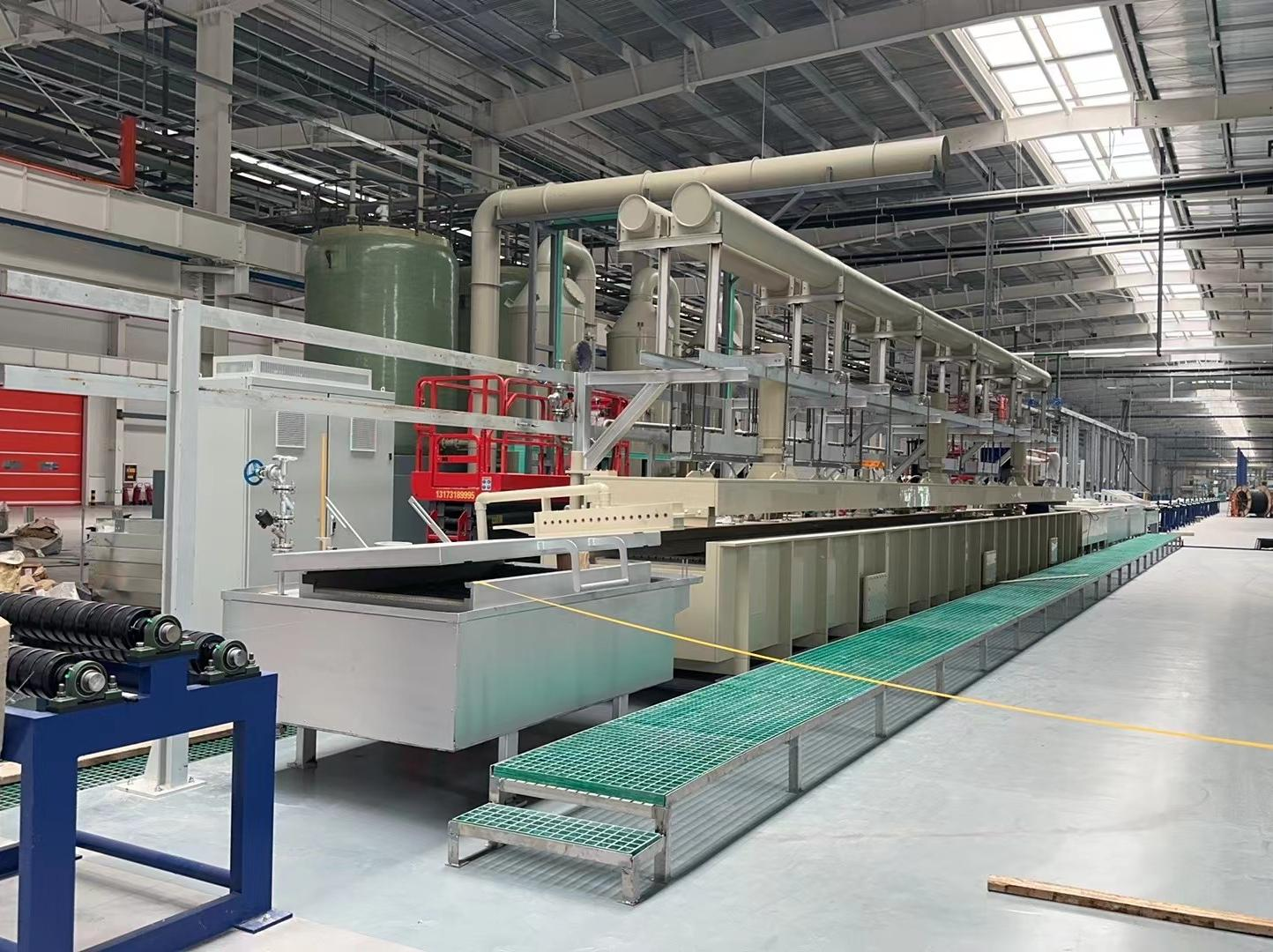 Wire rod pre-treatment production line from the material documents
