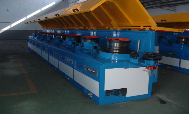Wet wire drawing line from the material documents